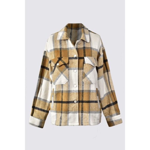 ❌SOLD OUT❌STAYCATION BROWN SHACKET - Picture 3 of 4